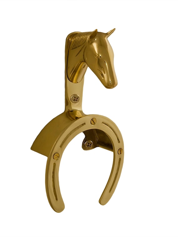 Buy Solid Brass Bridle Horse Head Hooks Online in India 
