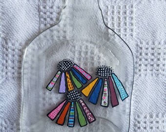 Patch work of cone flowers
