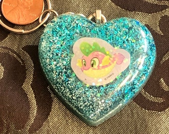 Spike fish Mlp resin keychain