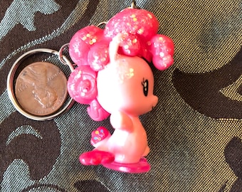 Chibi pinkie pie seapony Mlp keychain