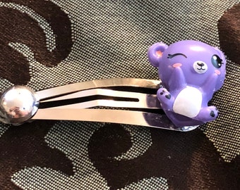 Kawaii bear hair clip