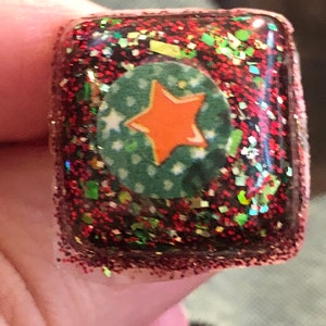 Star adjustable resin ring