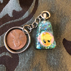 Applejack resin keychain