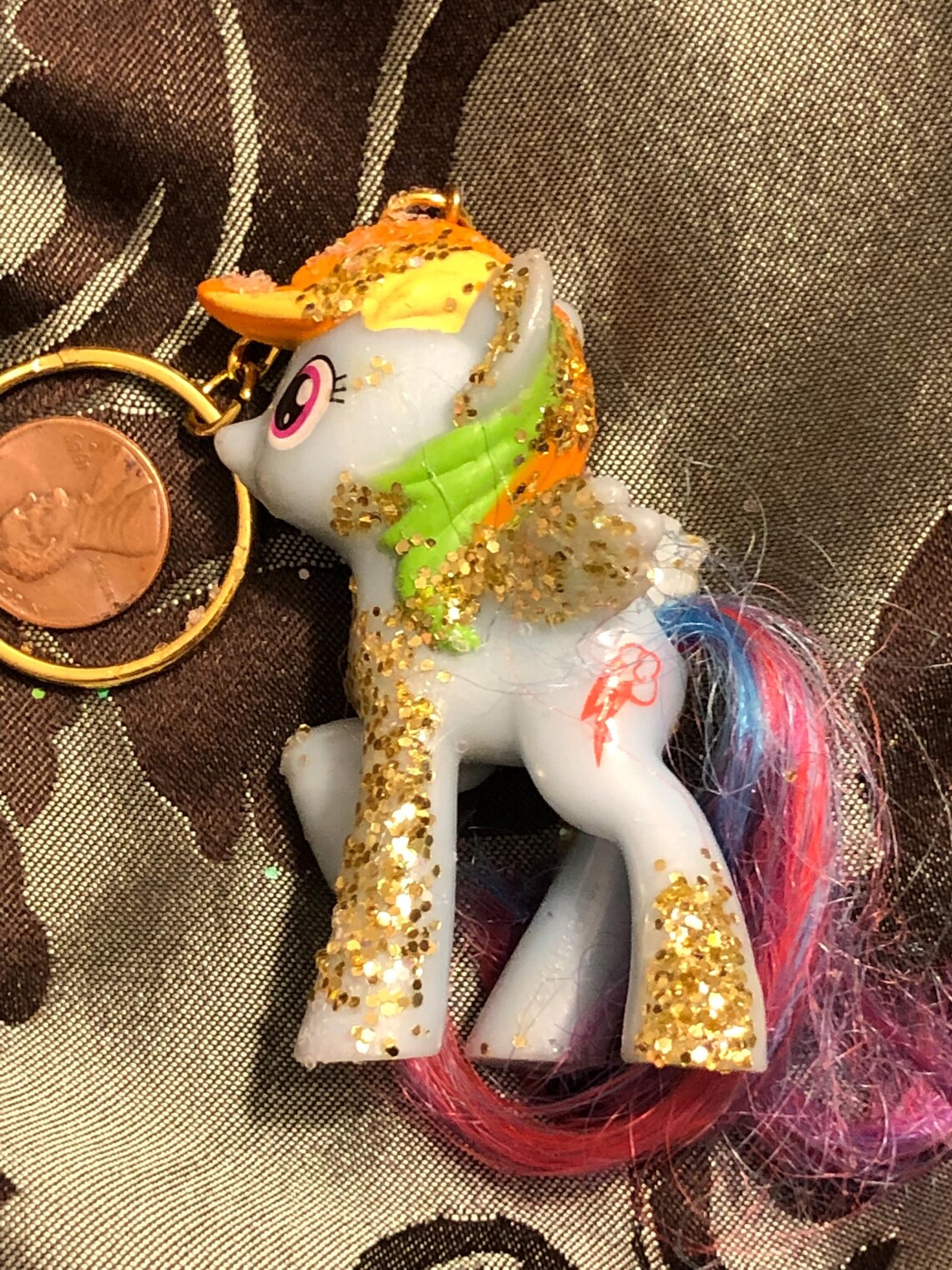 Mlp Rainbow Dash Toy Keychain - Etsy