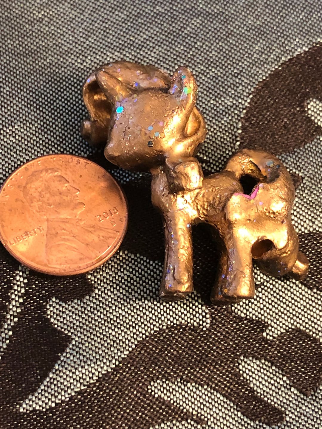 Small Goldleafed Rarity Mlp Figure - Etsy