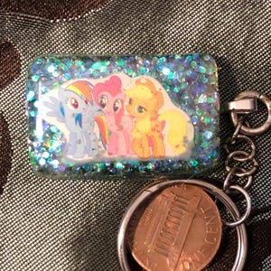 Mlp friends resin keychain