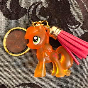 Cute applejack Mlp toy keychain