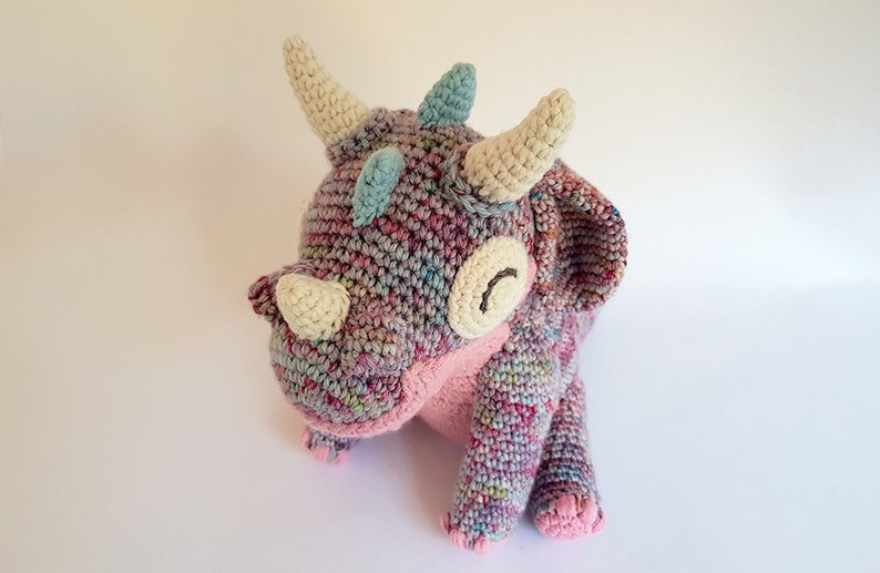 Orbit The Dragon amigurumi dragon EASY TO FOLLOW crochet pattern image 7