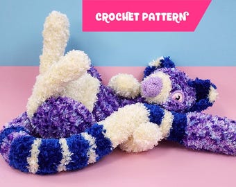 Styx the Tree Kangaroo | life-sized furry amigurumi crochet pattern