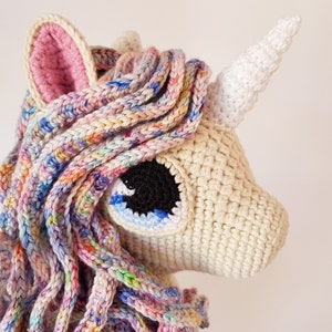 Comet the Unicorn deluxe amigurumi horse/pony EASY TO FOLLOW crochet pattern image 6