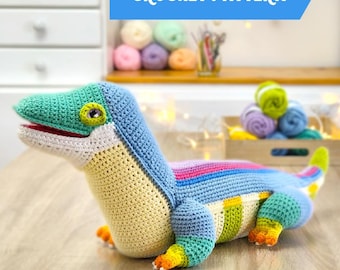 Beam Rainbow Monitor | amigurumi crochet pattern