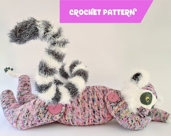 Lunar the Lemur | life-sized crochet pattern