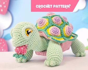 Astro the Tortoise | life-sized amigurumi crochet pattern