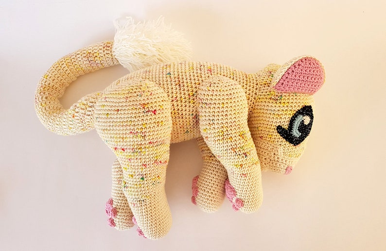 Atlas The Lion Cub amigurumi lion EASY TO FOLLOW crochet pattern image 6