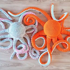 Apollo the Octopus giant crochet pattern EASY TO FOLLOW image 10