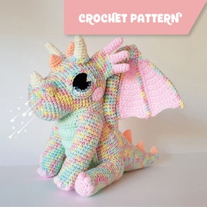 Orbit the Dragon Expansion Pack | amigurumi dragon | EASY TO FOLLOW crochet pattern