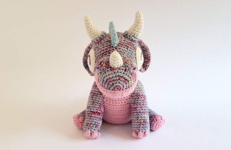 Orbit The Dragon amigurumi dragon EASY TO FOLLOW crochet pattern image 5