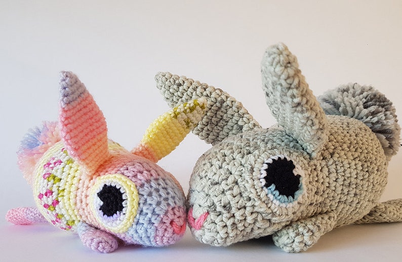 Mars The Bunny amigurumi rabbit EASY TO FOLLOW crochet pattern image 9