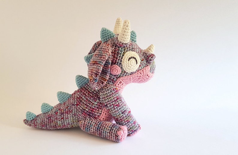 Orbit The Dragon amigurumi dragon EASY TO FOLLOW crochet pattern image 8