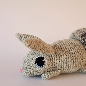 Mars The Bunny amigurumi rabbit EASY TO FOLLOW crochet pattern image 8