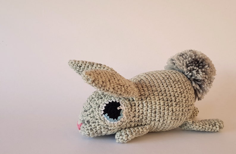 Mars The Bunny amigurumi rabbit EASY TO FOLLOW crochet pattern image 8