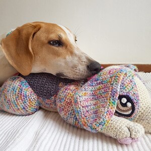 Rocket the Beagle life-sized crochet pattern EASY TO FOLLOW image 8