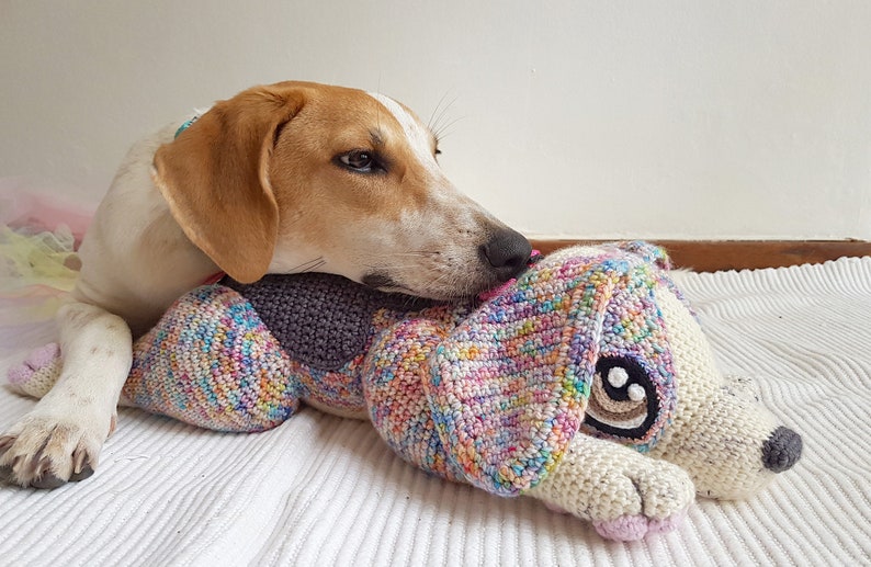 Rocket the Beagle life-sized crochet pattern EASY TO FOLLOW image 8