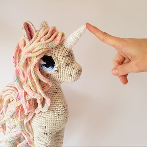 Comet the Unicorn deluxe amigurumi horse/pony EASY TO FOLLOW crochet pattern image 4