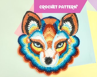Dreamweaver Fox | crochet applique pattern