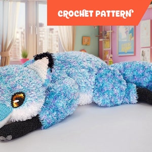 Phoenix the Fox | life-sized amigurumi crochet pattern