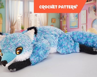 Phoenix the Fox | life-sized amigurumi crochet pattern