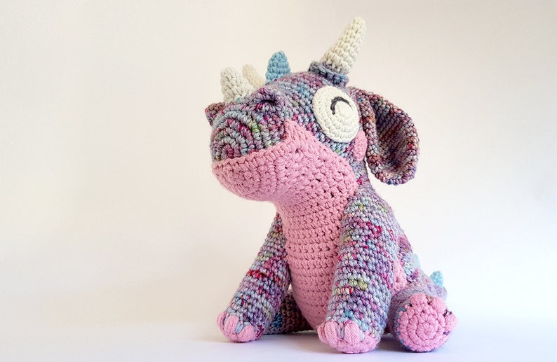 Orbit The Dragon amigurumi dragon EASY TO FOLLOW crochet pattern image 4