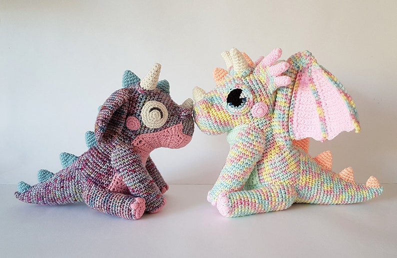 Orbit the Dragon Bundle Pack amigurumi dragon EASY TO FOLLOW crochet patterns image 4