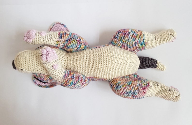 Rocket the Beagle life-sized crochet pattern EASY TO FOLLOW image 5