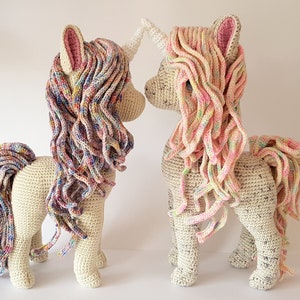 Comet the Unicorn deluxe amigurumi horse/pony EASY TO FOLLOW crochet pattern image 8