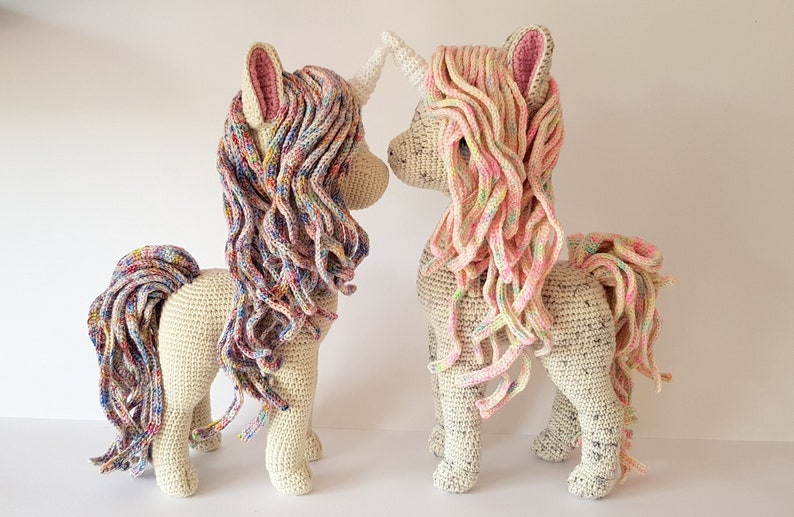 Comet the Unicorn deluxe amigurumi horse/pony EASY TO FOLLOW crochet pattern image 8