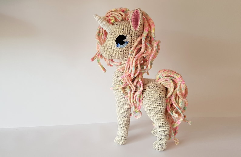 Comet the Unicorn deluxe amigurumi horse/pony EASY TO FOLLOW crochet pattern image 10