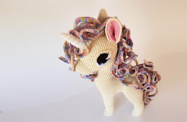 Comet the Unicorn deluxe amigurumi horse/pony EASY TO FOLLOW crochet pattern image 7