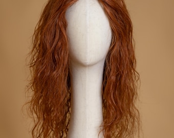 Premium Human Hair Wig - 59cm/23inch - Transparent Swiss Lace - Handmade in London - Glue less - Alopecia friendly