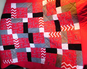 LA Angels Baby Quilt