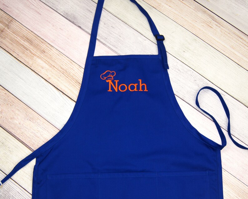 Personalized Apron With Chef Hat Design Custom Name Etsy UK