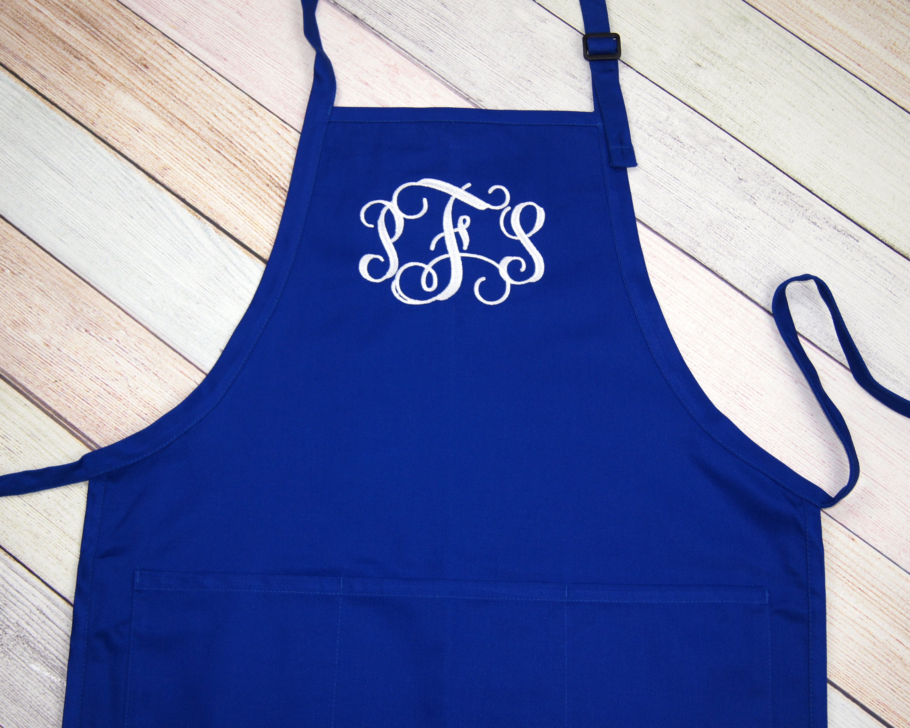 Monogram Apron Custom Embroidered Apron Personalized Cooking Etsy