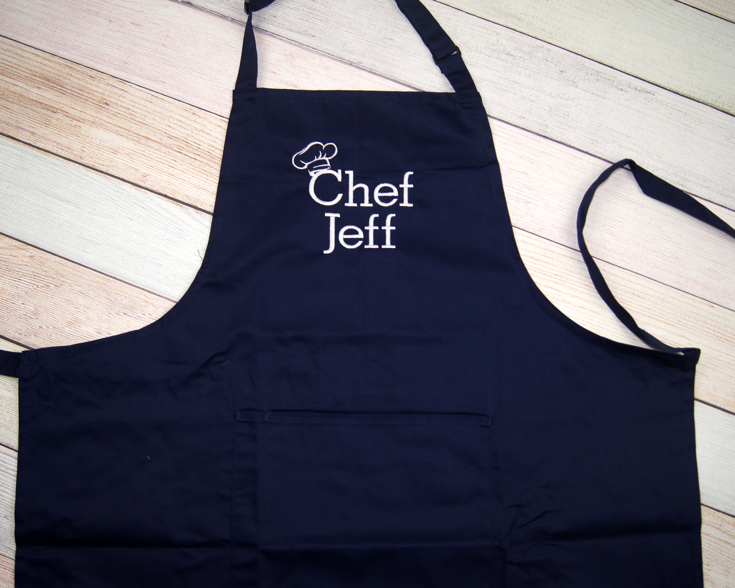 Personalized Apron With Chef Hat Design Custom Name Etsy UK