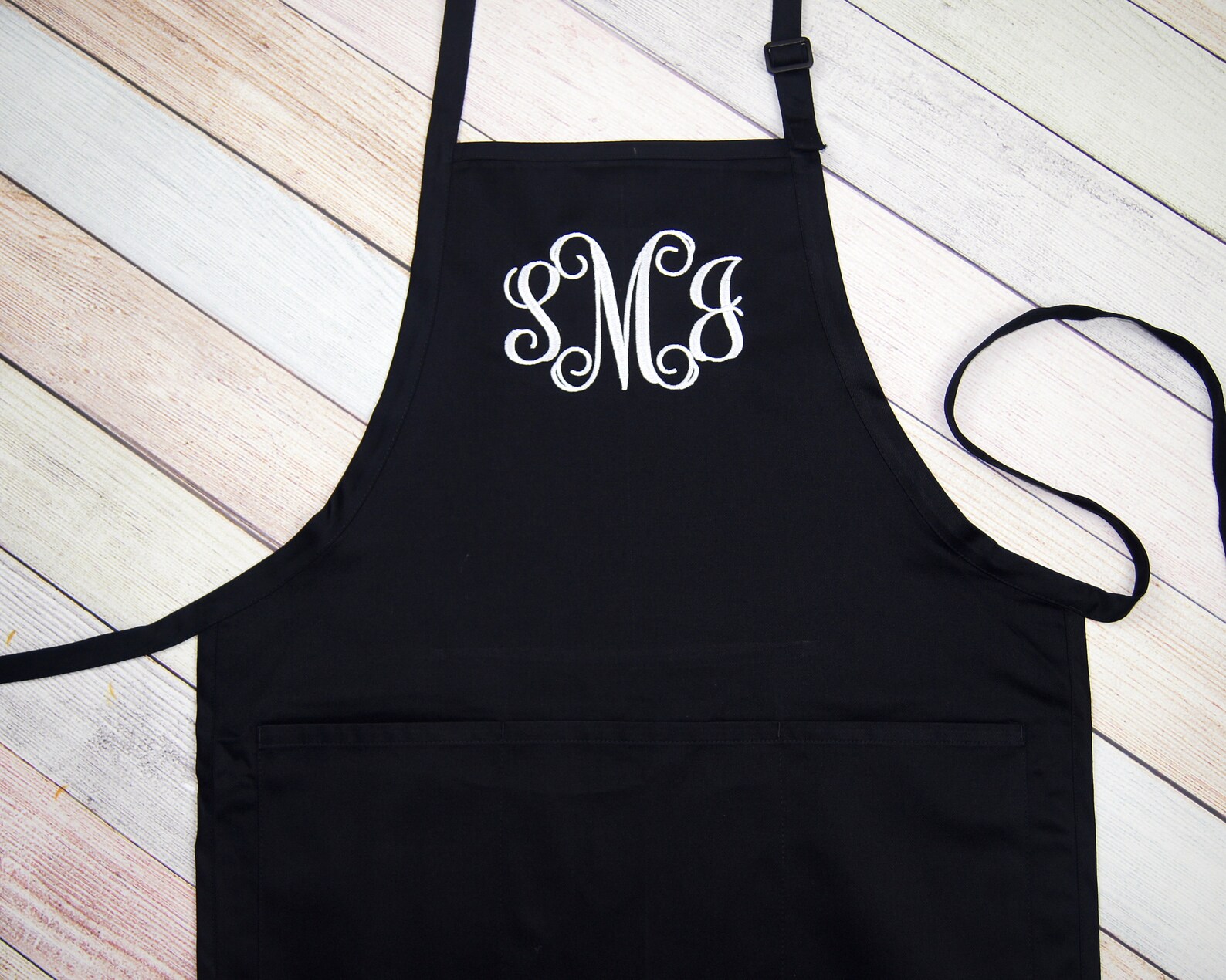 Monogram Apron Custom Embroidered Apron Personalized Cooking Etsy