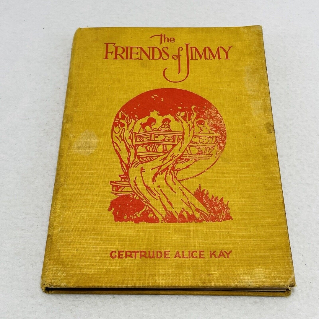 1926 Friends of Jimmy Gertrude Kay Vintage Children Book Illustration