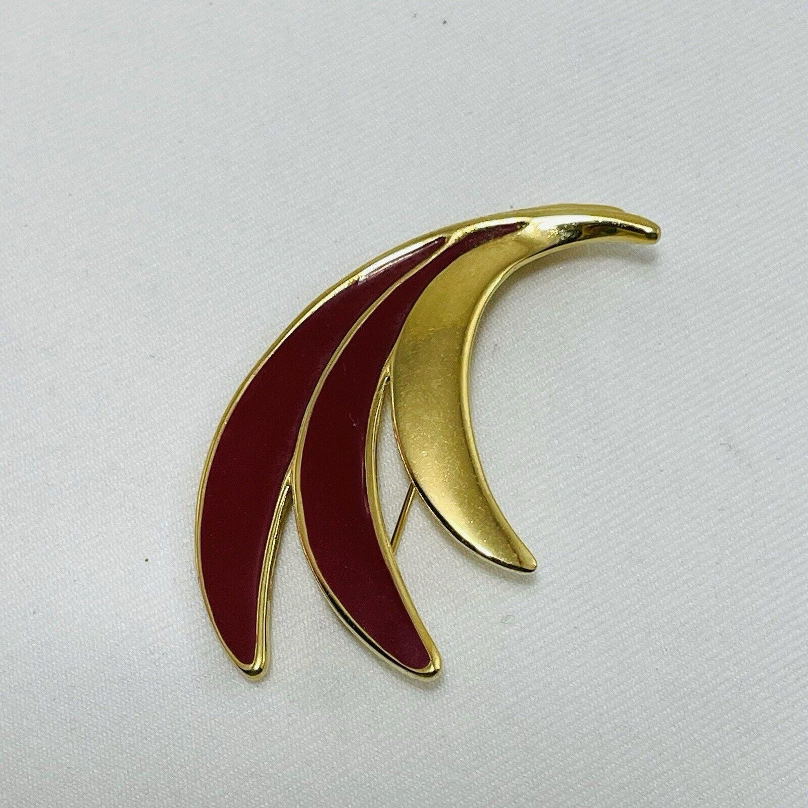 Broche Bijou Dorée Vintage - Modèle 76-13 - Sans Marque - Occasion Pour Collection Ou Port Quotidien