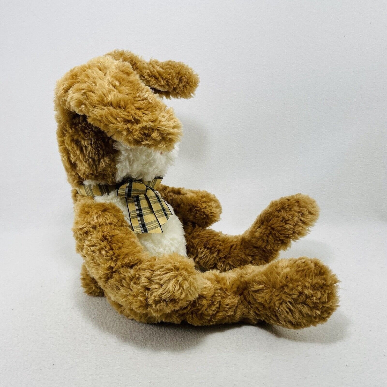 Russ Rabbits Vintage Russ Percy Bunny Rabbit Plush 24” Brown Adjustable Wired Ears ...