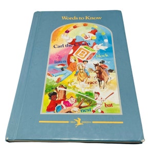Words To Know Book, Children Vocabulary Picture Dictionary encyclopedia English Learner beginner second language Kid
