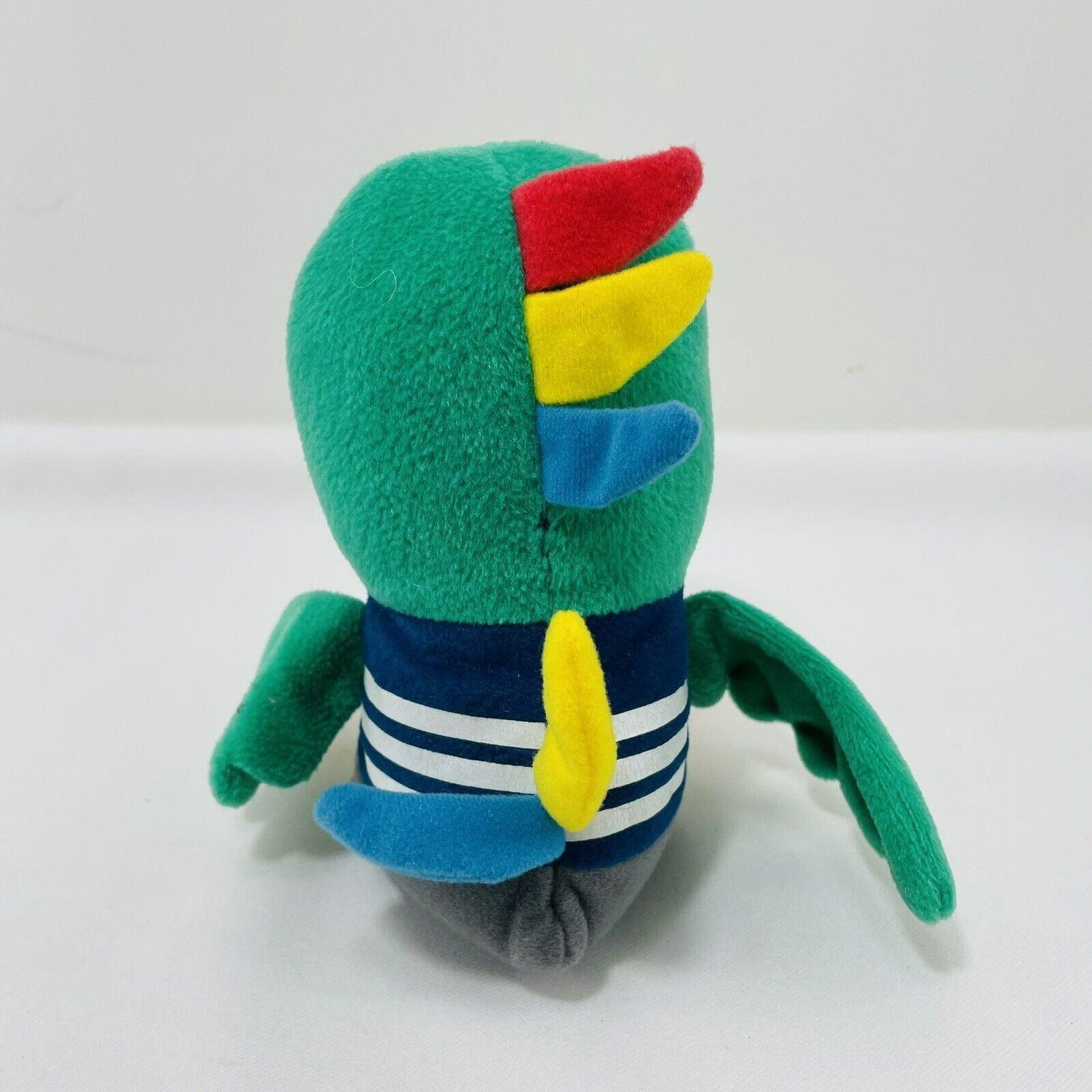 Benesse Torippii Shimajiro Parrot Bird Plush Toy 6” Stuffer Green Doll ...