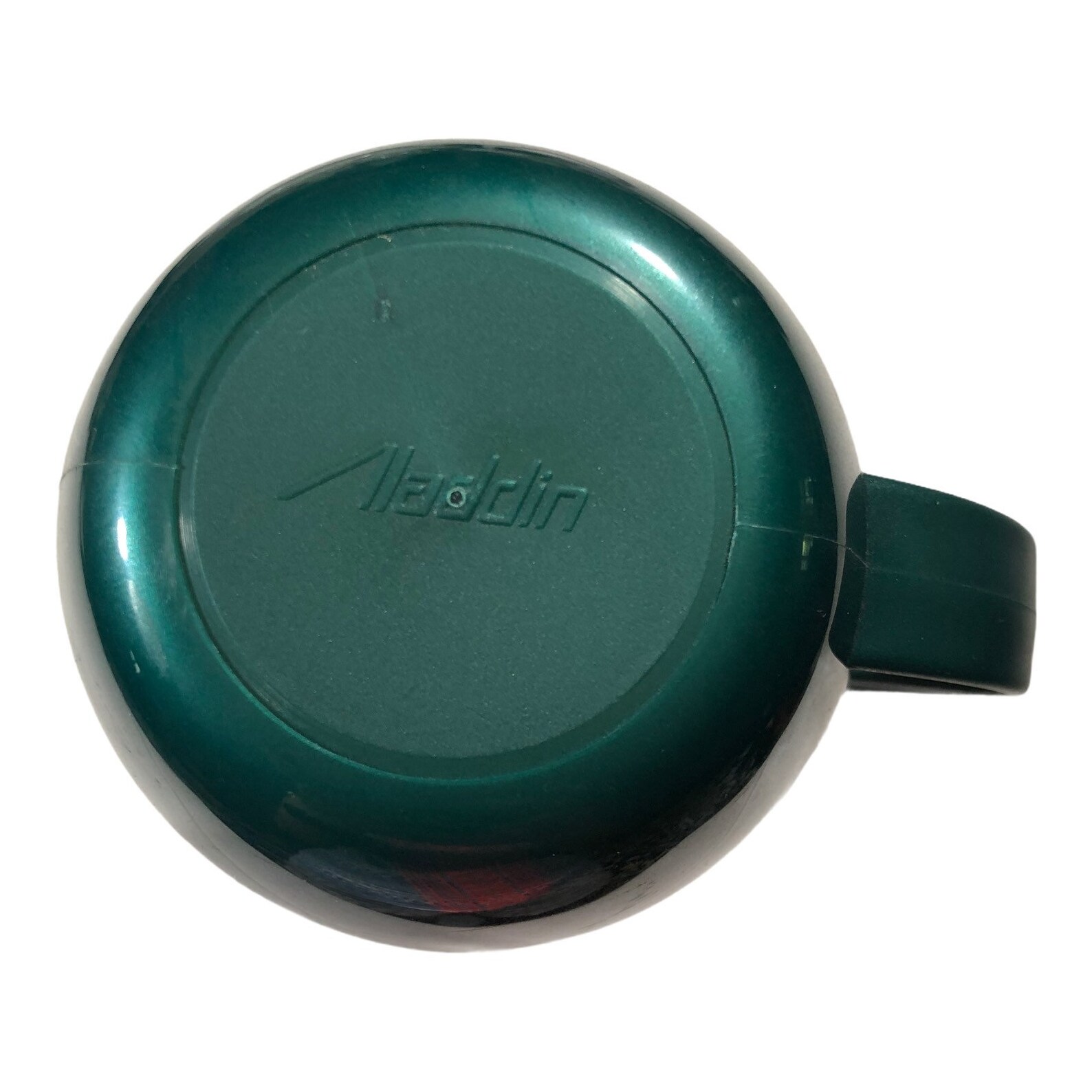 Vintage Aladdin Vacuum Flask Thermos 0.5L 1 Pint Green Handle Etsy